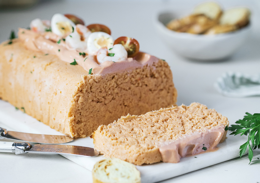 Sandwich helado de frutos rojos