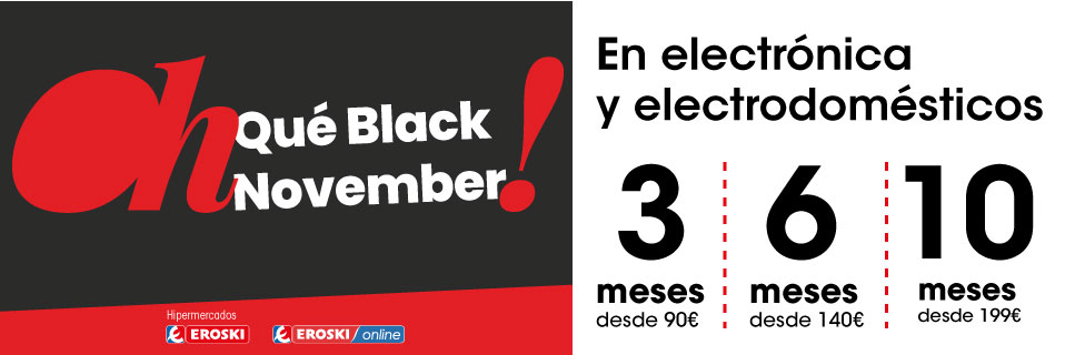 Financiación 0%TAE*  hasta el 30 de noviembre