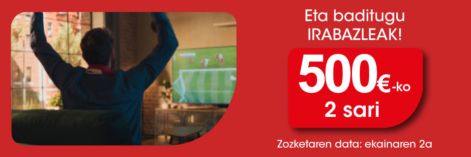 EROSKI club ordainketa-txartelaren zozketa