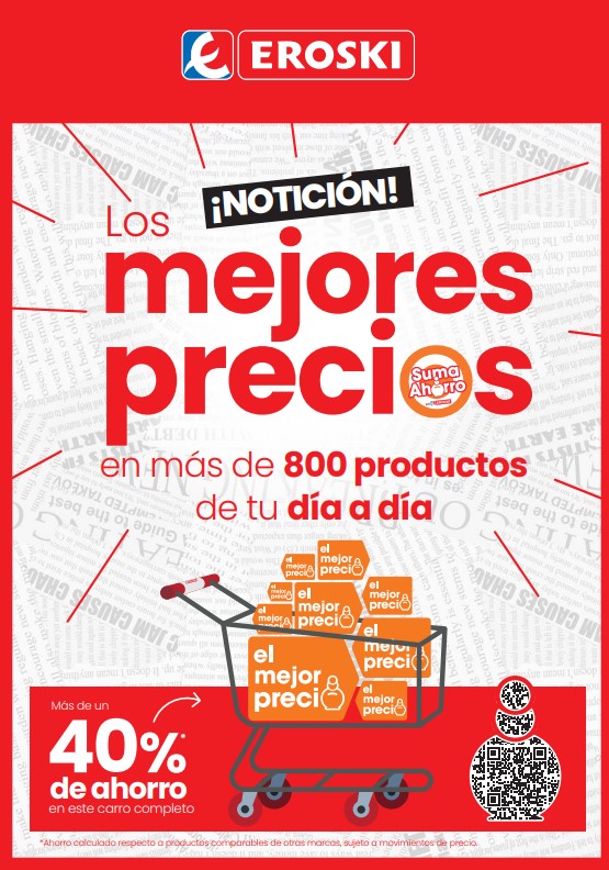 ¡Notición! ¡Más de 40% de ahorro en un carro completo!