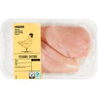 EROSKI Pechugas de pollo enteras 2-3 ud