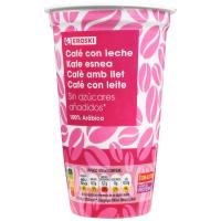 Eroski Café con leche sin azúcares