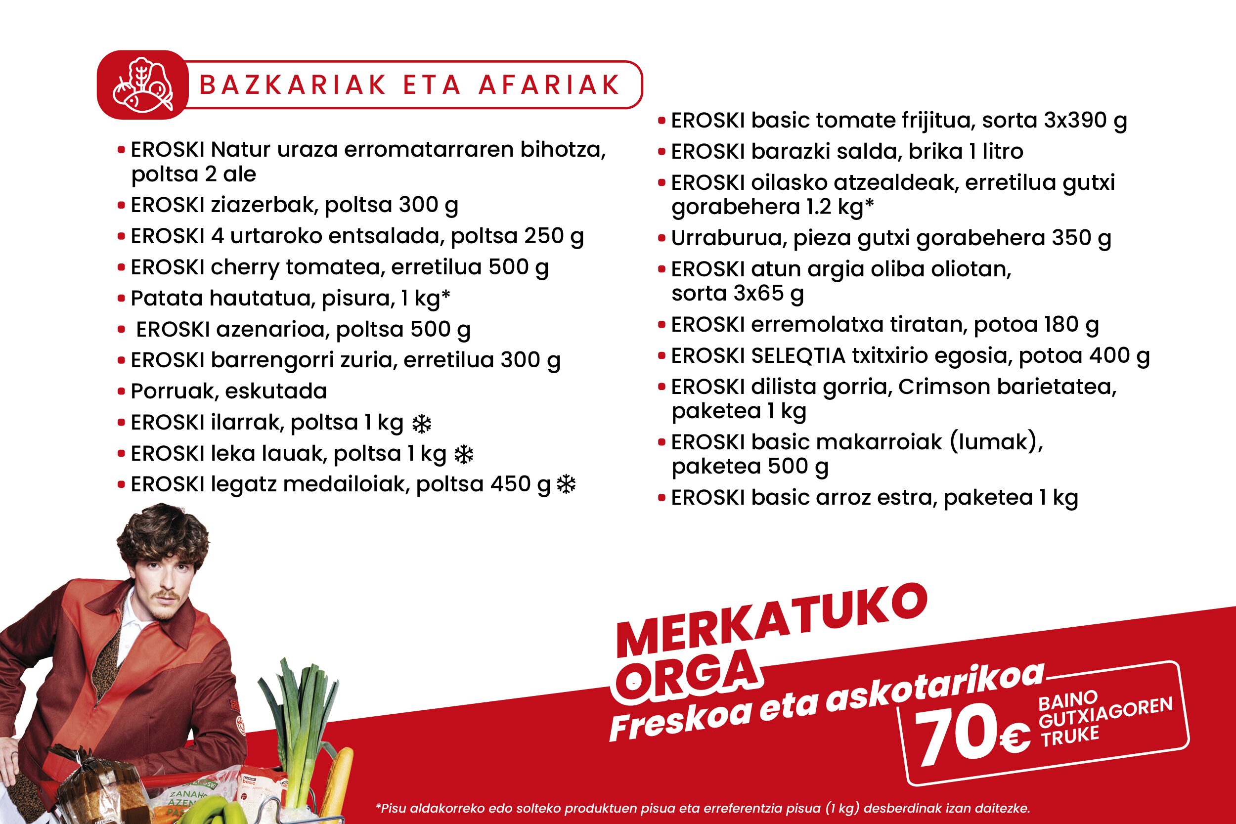 EROSKI markarekiko pasioa: Erosketa osasuntsua eta arrazoizkoa egiteko behar duzun guztia