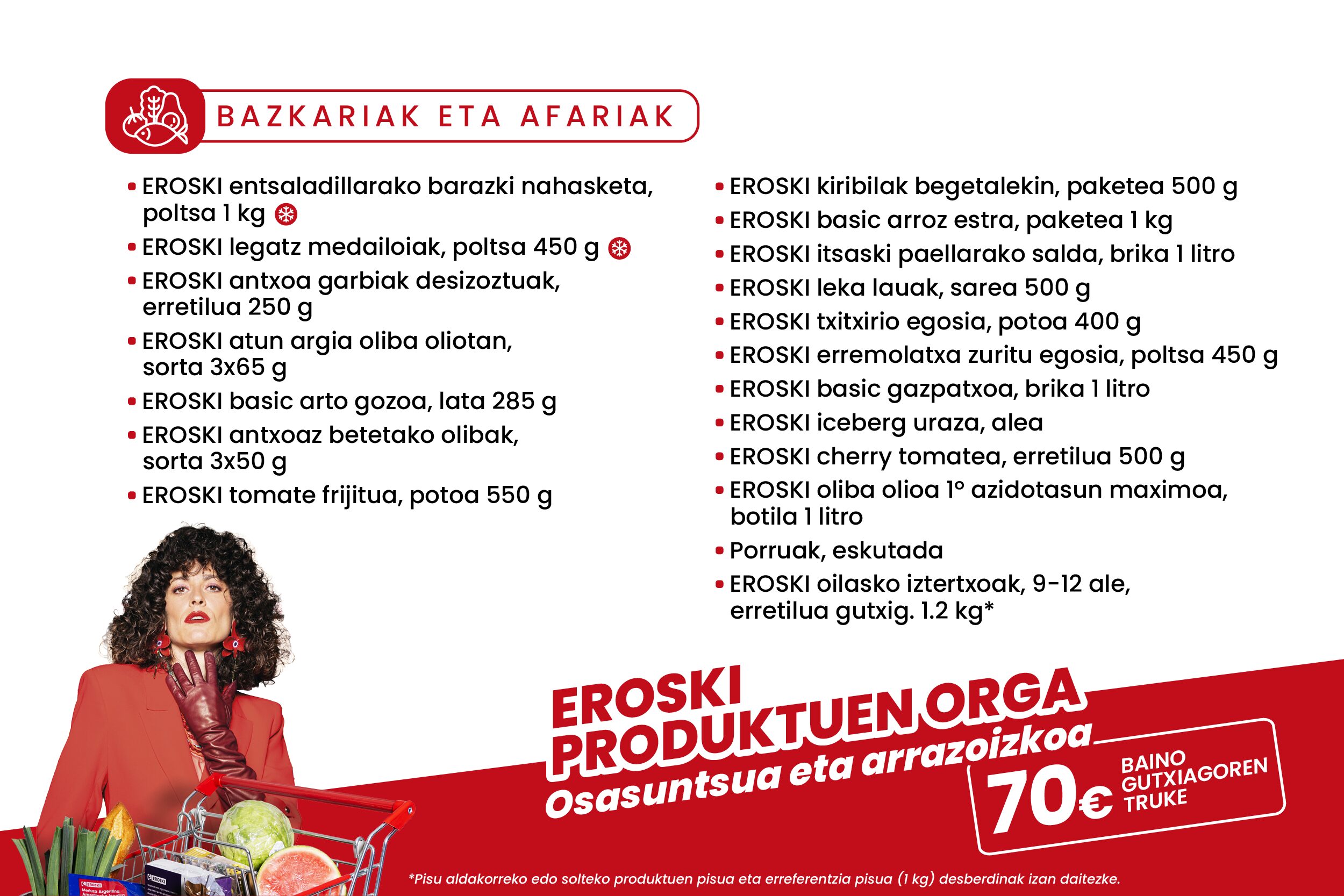 EROSKI markarekiko pasioa: Erosketa osasuntsua eta arrazoizkoa egiteko behar duzun guztia