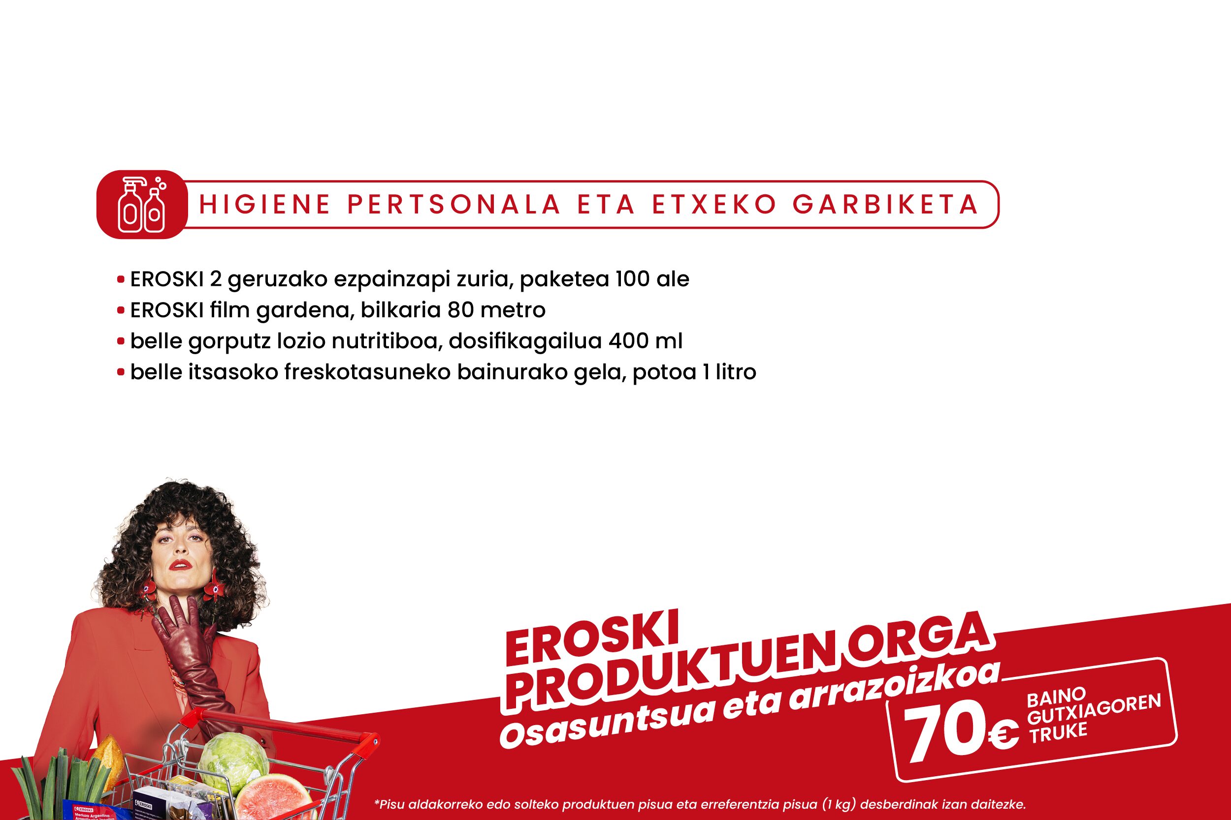 EROSKI markarekiko pasioa: Erosketa osasuntsua eta arrazoizkoa egiteko behar duzun guztia