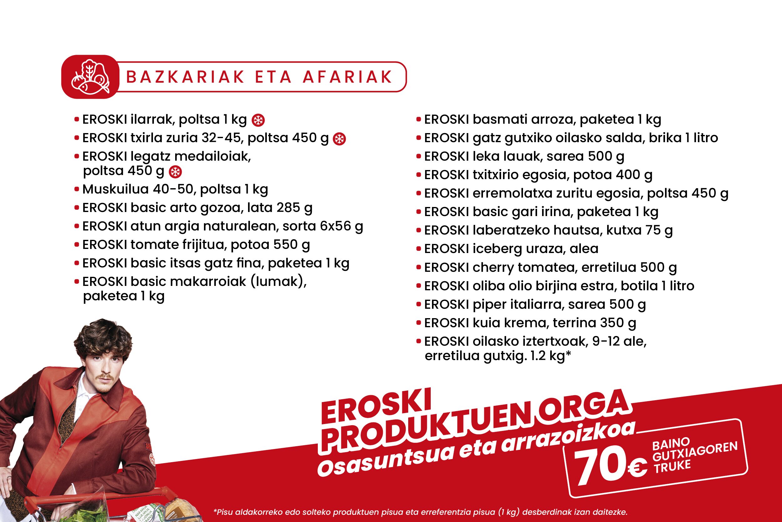 EROSKI markarekiko pasioa: Erosketa osasuntsua eta arrazoizkoa egiteko behar duzun guztia