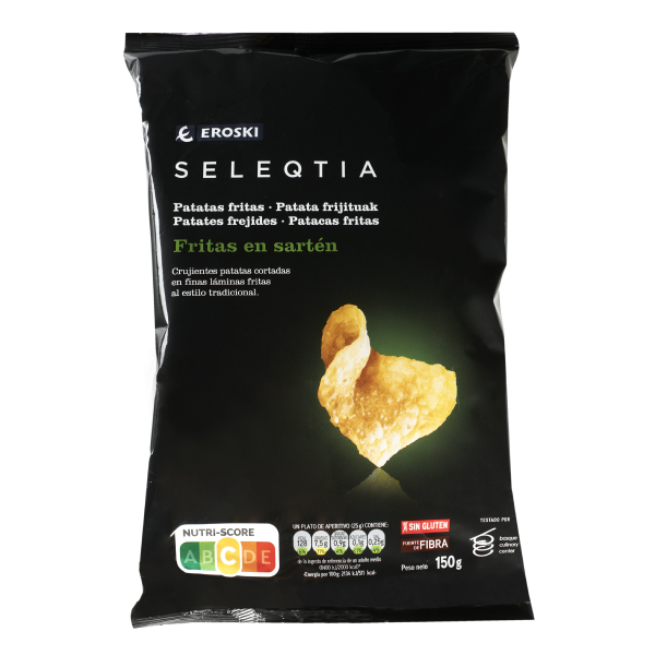 EROSKI seleqtia Patata frita crujiente, bolsa 150 g