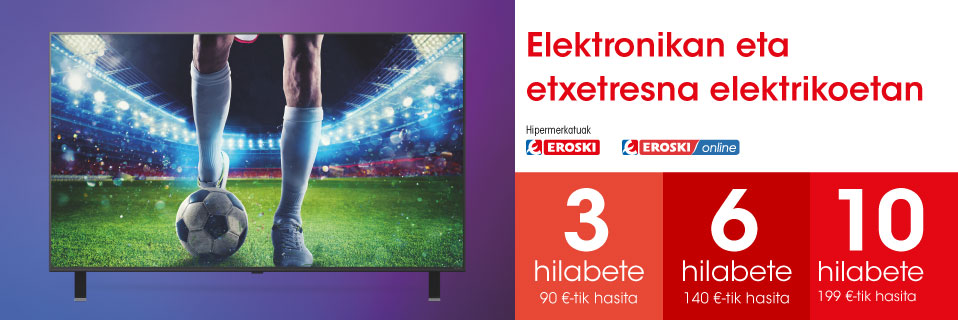 Finantzaketa % % 0ko UTB*arekin ekainaren 10era arte