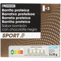 Eroski Barrita proteica sabor bombón low sugar