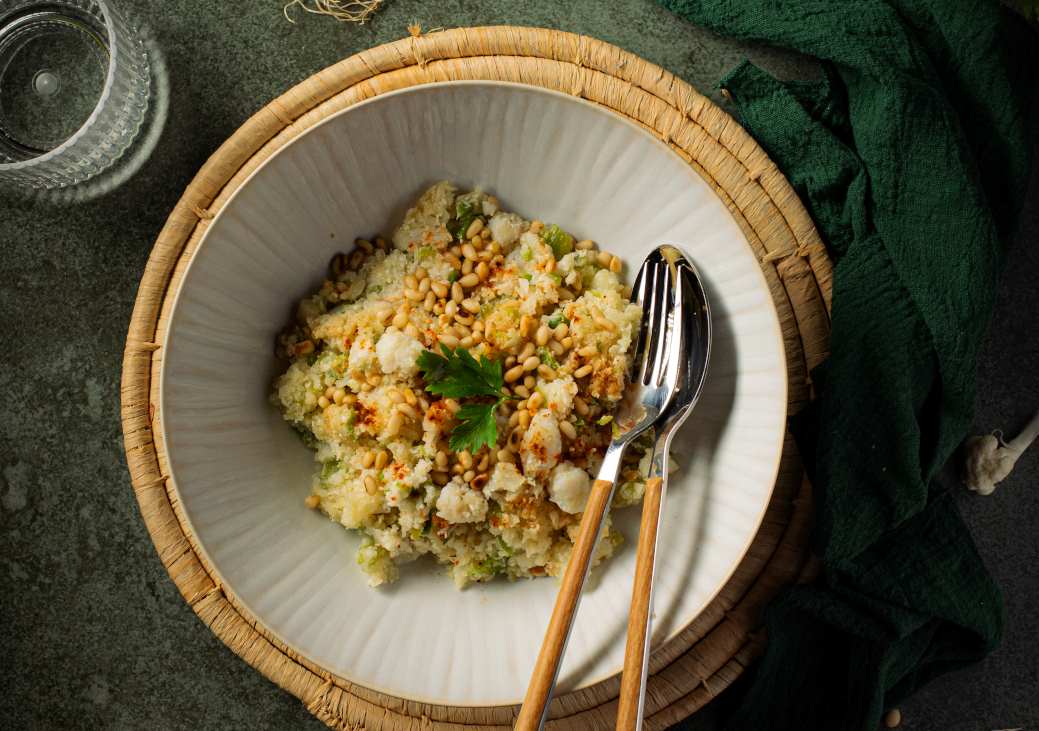 Coliarroz de bacalao