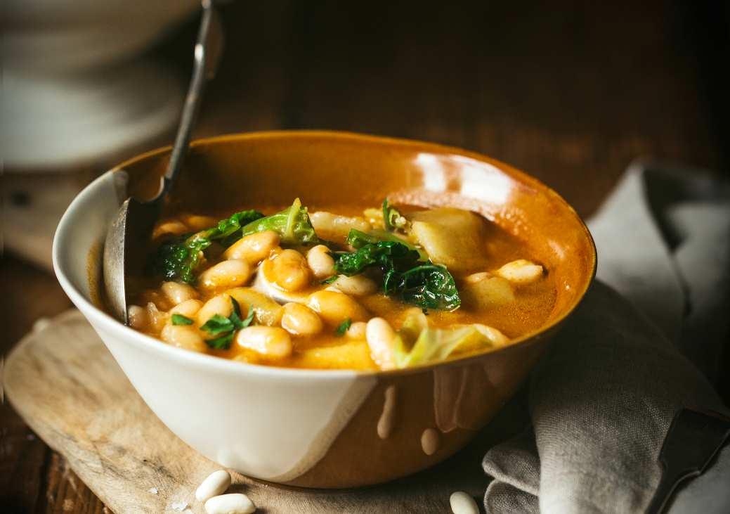 Cocido montañes vegano