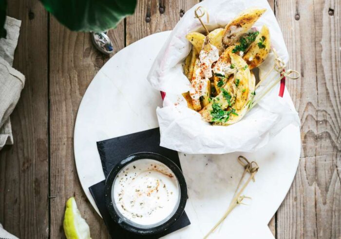 Txipiroi-broxetak plantxan tximitxurri saltsarekin