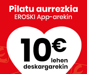 Captura de la pantalla de vales de la app